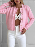 Cardigan Rosie met Goudkleurige Knopen