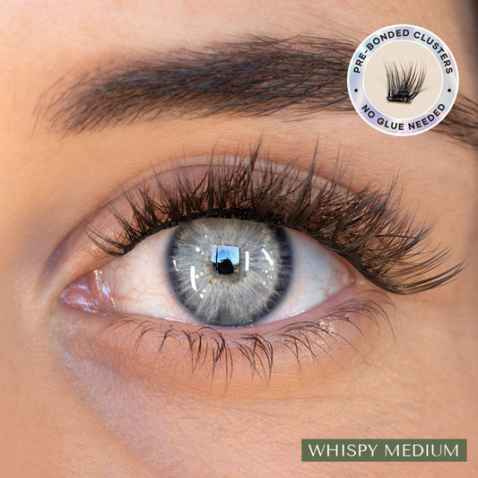 Pre-Glued Whispy Medium - Press-On Lashes